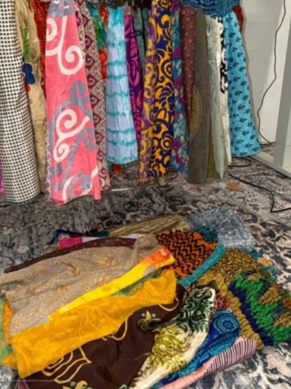 Mystery Kantha Shorts - Picture 2 of 3